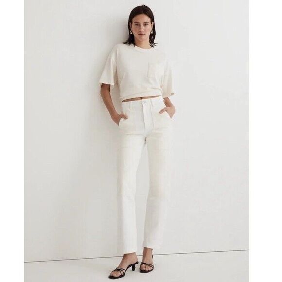 Madewell The '90s Straight Jean Vintage Canvas‎ Size 25 Jeans - Picture 1 of 8
